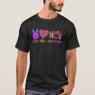 Fotograf Foto Harmony Peace Liebe Fotografie T-Shirt
