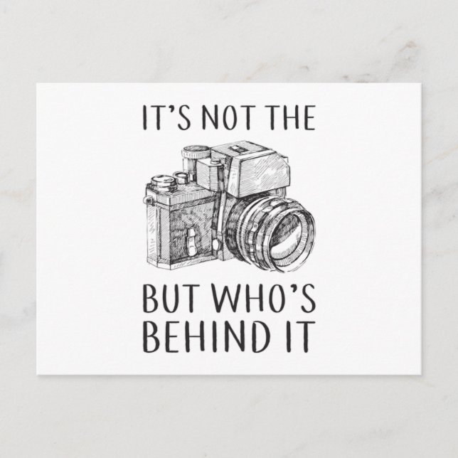 Fotograf Fotograf Camera Funny Gift Idee Postkarte (Vorderseite)