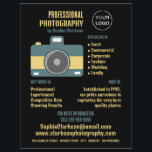 Fotograf, Fotograf, Fotograf, Miete Flyer<br><div class="desc">Fotograf, Fotograf, Fotograf, Flyer für die Vermietung von Werbung im Retro-Camera-Shop.</div>