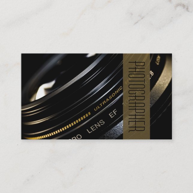 Fotograf, Fotograf-Visitenkarte Visitenkarte (Vorderseite)