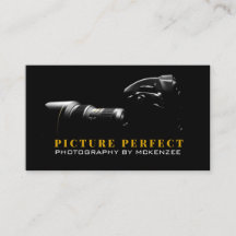 Fotograf, Fotografie, Kamera-Visitenkarte