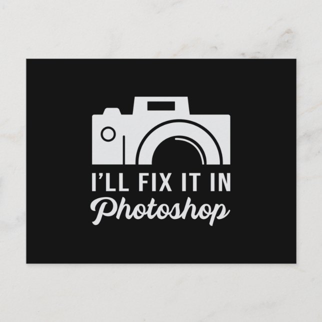 Fotograf Fotografie Lens Camera Funny Gift Postkarte (Vorderseite)