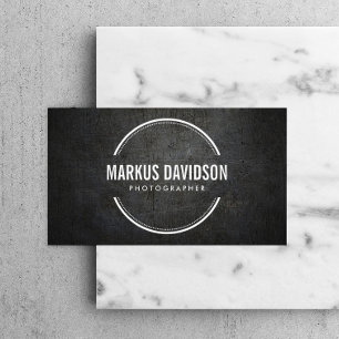 Fotograf Fotokamera Lens Business Card Visitenkarte