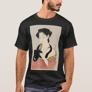 Fotograf Fotokamera Samurai Ehefrau T-Shirt
