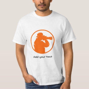 Fotograf fügt hier Ihren Text hinzu/erstellt einen T-Shirt