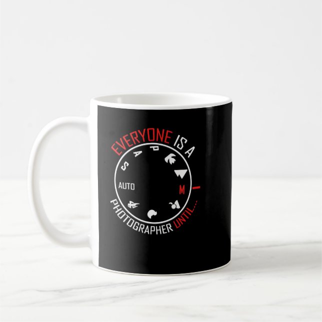 Fotograf Funny Geschenk für Kameraman Fotografie Kaffeetasse (Links)