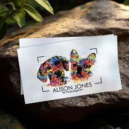 Fotograf für Haustiere - Tierfotografie Visitenkarte