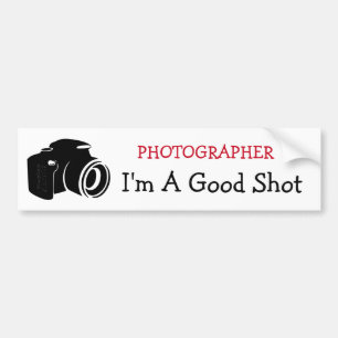 Fotograf, gut fotografiert autoaufkleber
