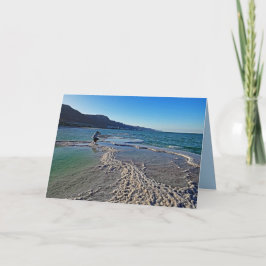 Fotograf im Toten Meer, Jeden Anlaß Gruß Karte