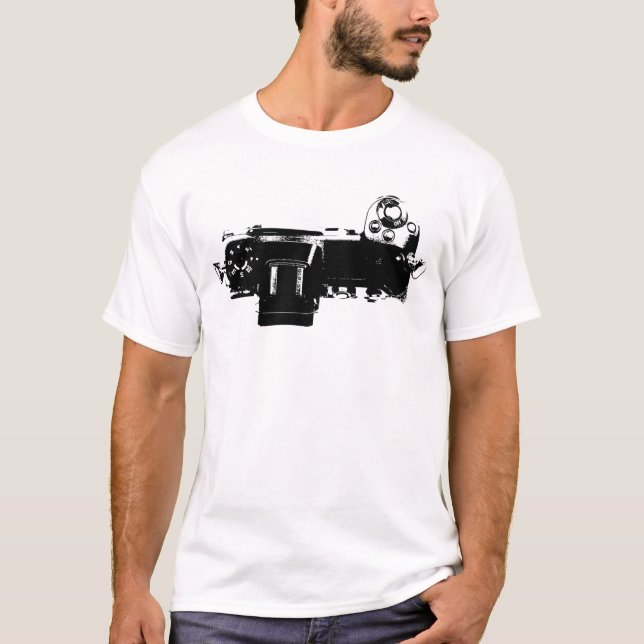 Fotograf Kamera Top-View-Trikots T-Shirt (Vorderseite)
