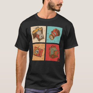 Fotograf Kamera   Vintage-Fotografie Kunst Männer T-Shirt