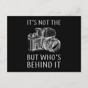 Fotograf Lens Camera Funny Gift Postkarte