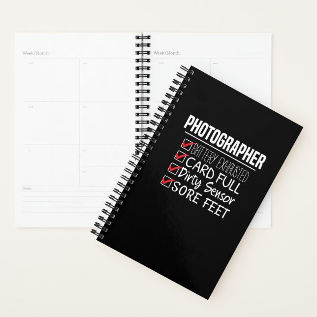 Fotograf Life - Funny Fotografy Checklist Planer (Anzeige)