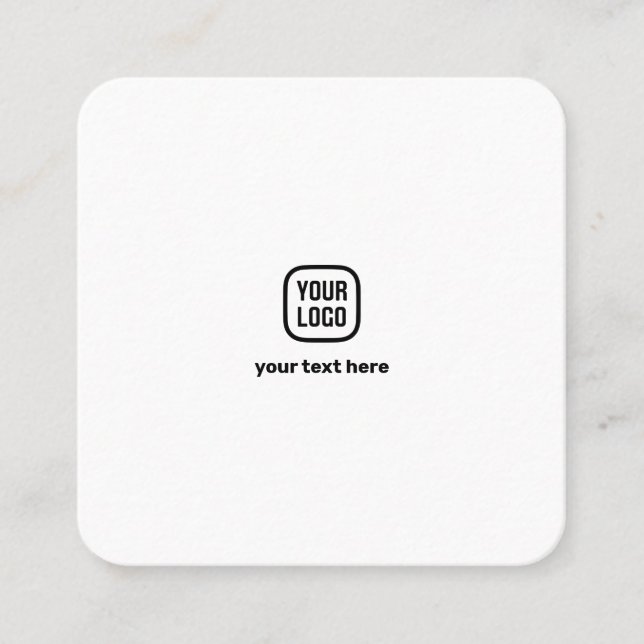 Fotograf Logo minimalistisch Fotografie weiß Telefonnummerkarte (Vorderseite)