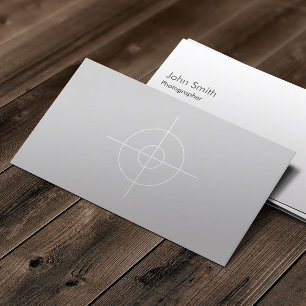 Fotograf Minimalistisch 18 % Gray Card Fotografy Visitenkarte