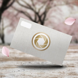 Fotograf Moderne Kamera Elegante Fotografie Visitenkarte