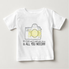 Fotograf Nikon D700 ist alles, was Sie brauchen Baby T-shirt