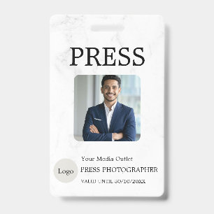 Fotograf Pressejournalist Ausweis Individuelles Ab