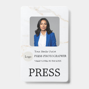 Fotograf Pressejournalist ID-Karte Benutzerdefinie Ausweis