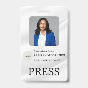 Fotograf Pressejournalist ID-Karte Benutzerdefinie Ausweis