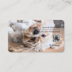 Fotograf QR-Code Beruflich weiß Visitenkarte