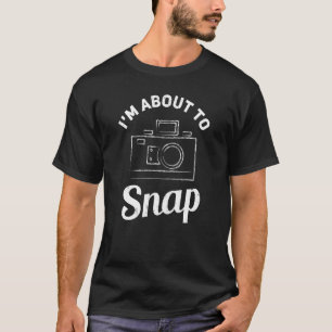Fotograf Retro-Kamera Ich bin dabei, 3 zu schlage T-Shirt