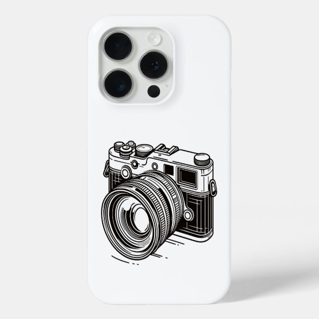 Fotograf Schwarze DSLR-Kamera Case-Mate iPhone Hülle (Rückseite)