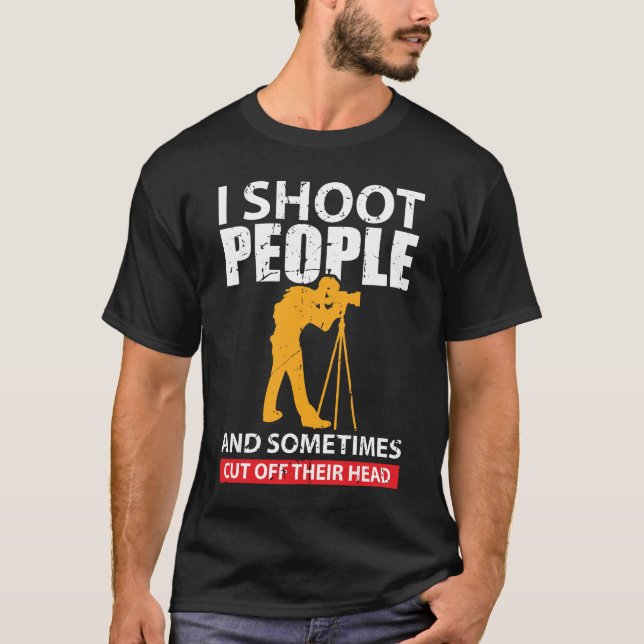 Fotograf-Spaßgeschenkidee für Fotografen T-Shirt (Vorderseite)