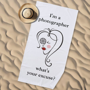 Fotograf Strandtuch