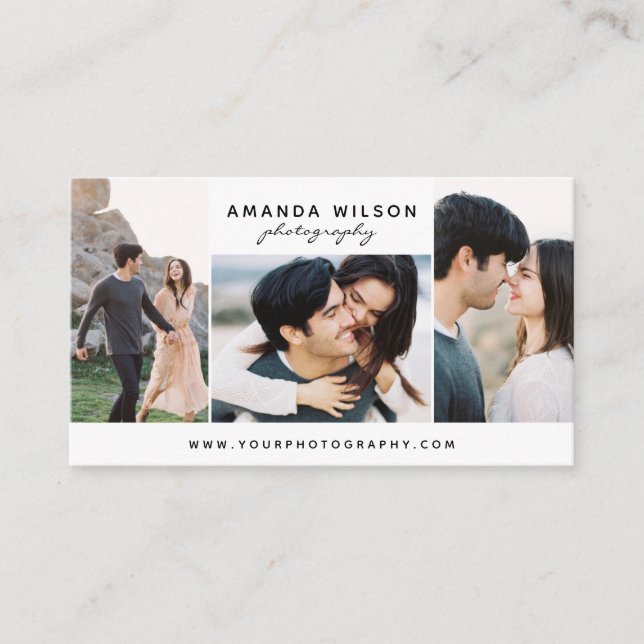 Fotograf-Visitenkarte Visitenkarte (Vorderseite)