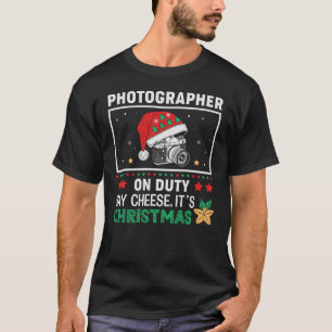 Fotograf Weihnachten - Auf Zoll sagen Käse T-Shirt