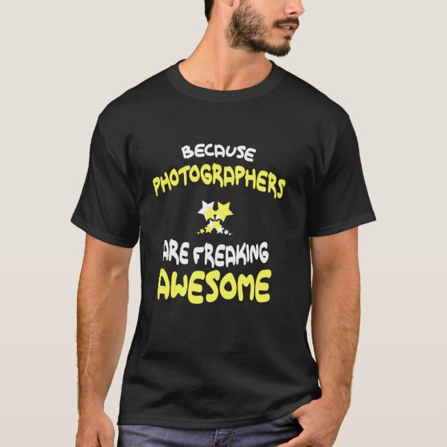 Fotografen frieren Phantastisches T-Shirt Fotograf (Vorderseite)