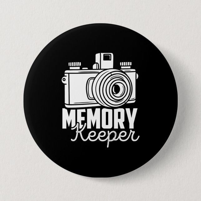 Fotografen sind Speicherbewahrer Button (Vorderseite)