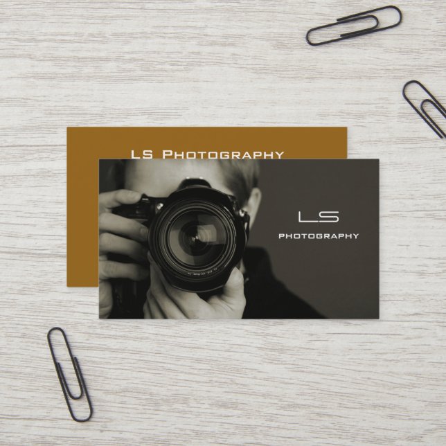 Fotografie Berufliches benutzerdefiniertes Foto Visitenkarte (Vorderseite/Rückseite Beispiel)