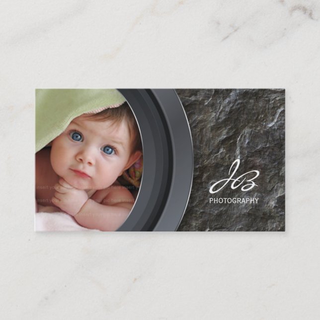 Fotografie Business Card Rock Stone Visitenkarte (Vorderseite)