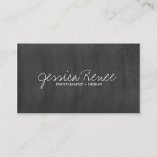 Fotografie   Chalboard Visitenkarte