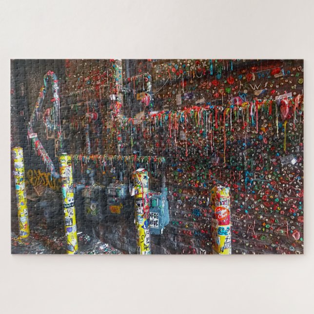 Fotografie der berüchtigten Mauer von Seattle (Horizontal)