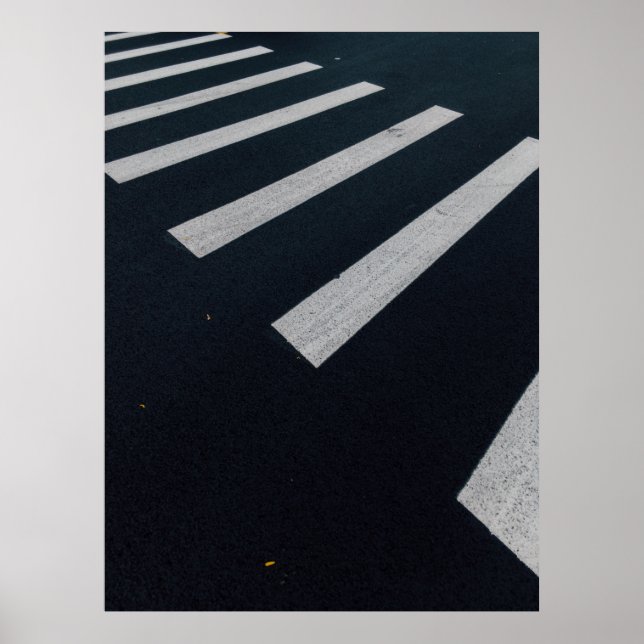 Fotografie der Fußgängerspur Poster (Vorne)