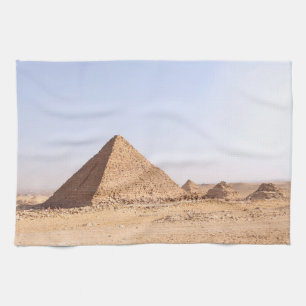 Fotografie der Pyramiden von Giza Geschirrtuch