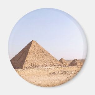 Fotografie der Pyramiden von Giza Magnet