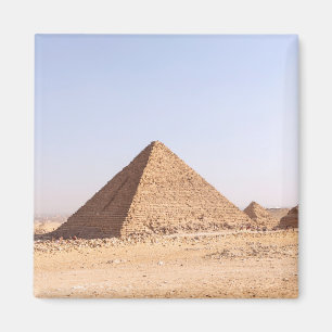 Fotografie der Pyramiden von Giza Magnet