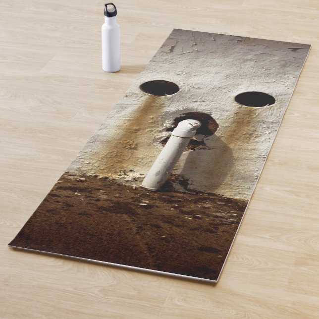 Fotografie der städtischen Wasserleitung Yogamatte (Beispiel)