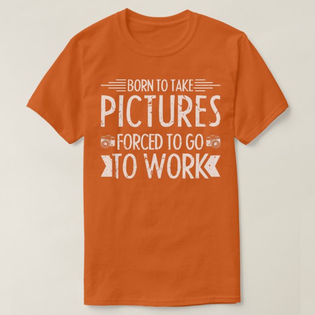 Fotografie Frauen Männer Fotografin T-Shirt (Design vorne)