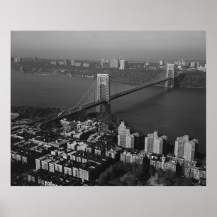 Fotografie George Washington-Brücken-NYC Poster