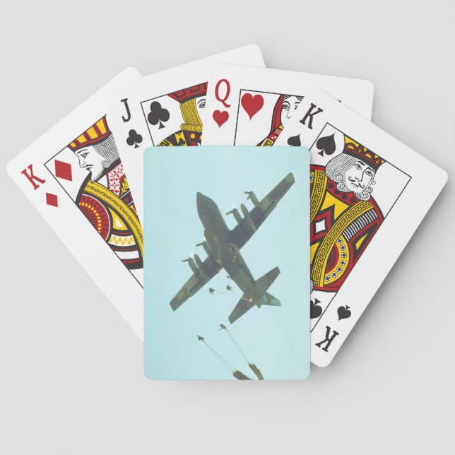 Fotografie II Lockheeds CC-130E Hercules_Aviation Spielkarten (Rückseite)