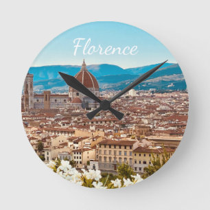 Fotografie in Italien nach Maß Runde Wanduhr