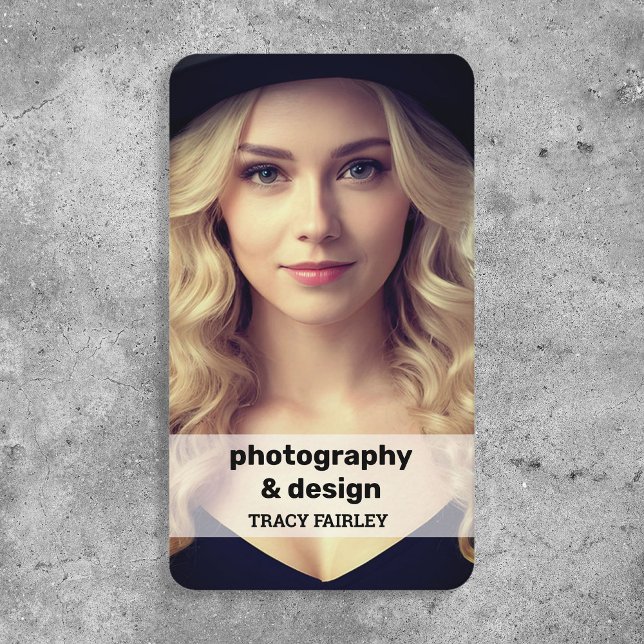 Fotografie Instagram QR Visitenkarte (Photography Instagram QR Business Card)