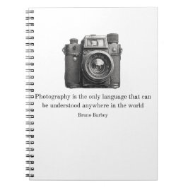 Fotografie ist das einzige SprachNotebook Notizblock