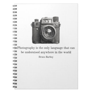 Fotografie ist das einzige SprachNotebook Notizblock