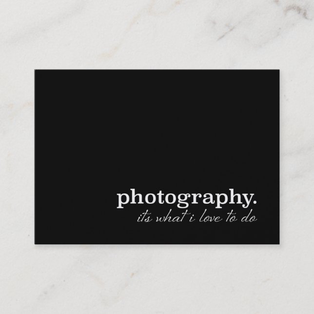 Fotografie ist es, was i-Liebe zu tun!! Perle Visitenkarte (Vorderseite)